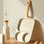 4-in-1 Nonstick Frying Pan: Ideal for Eggs, Bacon, and Burgers