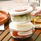 2-in-1 Draining and Preservation Basket: Simplify Washing & Storing