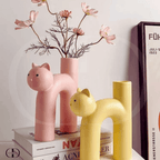 Vaso em Cerãmica Decorativo - Cats