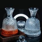 Decanter de Vinho - Cristal com Base Giratória