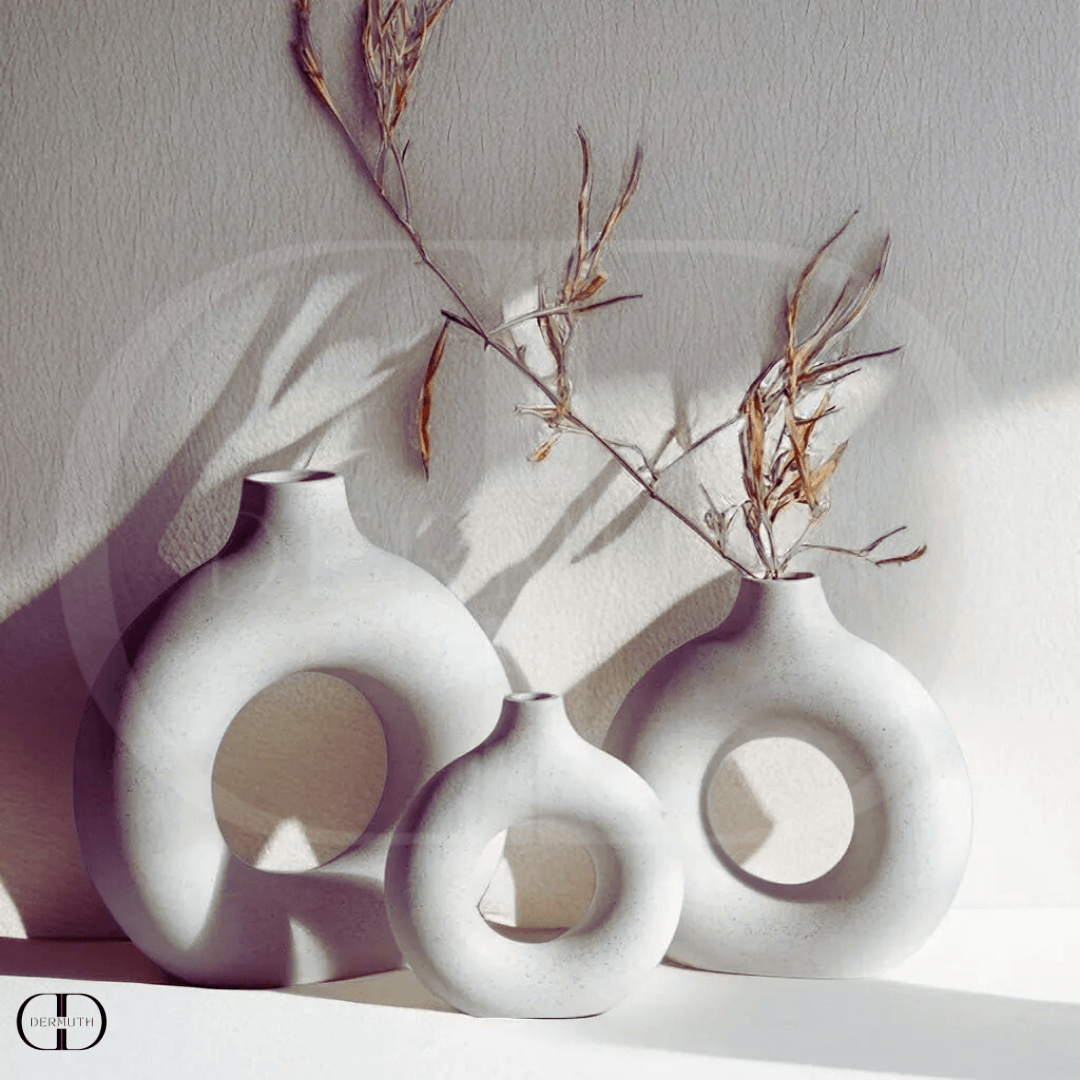 Vaso de Cerâmica Circular - Eva