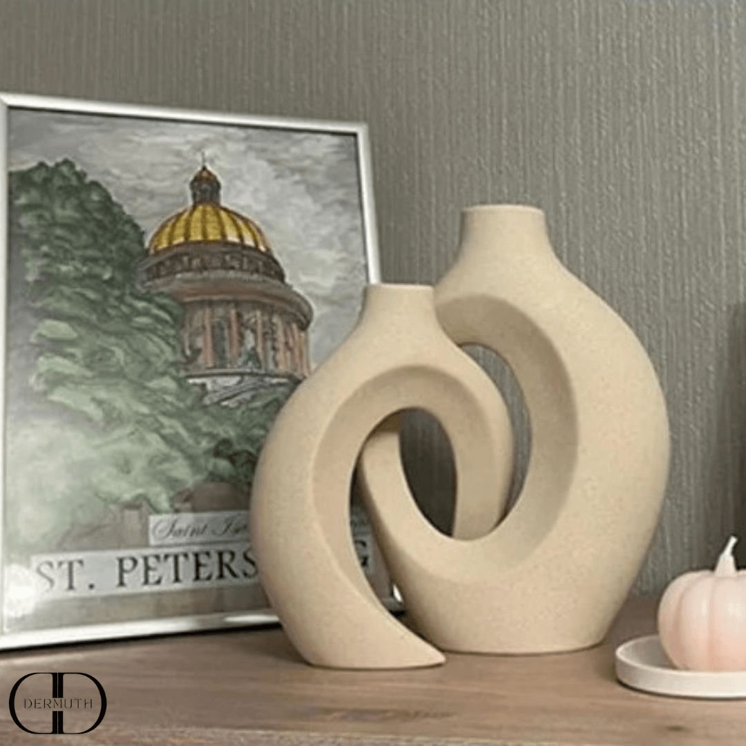 Vaso em Cerâmica Artesanal - Duplo