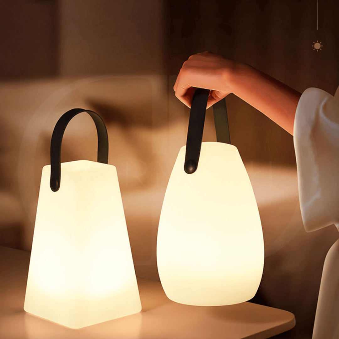 Luminária LED Portátil Recarregável – Estilo e Praticidade