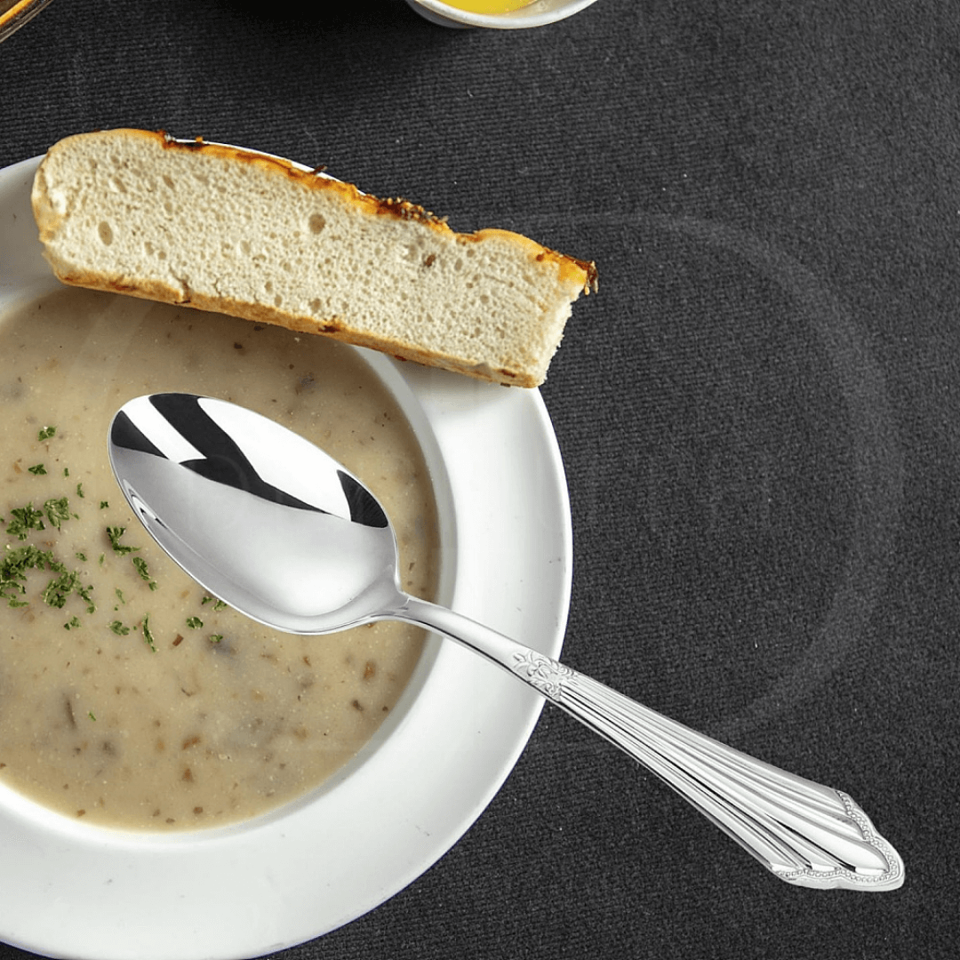 Conjunto de Talheres Luxo Dourado -  Cabo Bordado