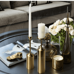 Castiçal de Metal Dourado – Roma