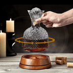 Decanter de Vinho - Cristal com Base Giratória