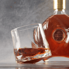 Copos Giratórios de Vidro para Whisky – Design Clássico com Efeito Spinning