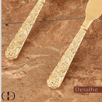 Conjunto de Faca e Espátula para Bolo