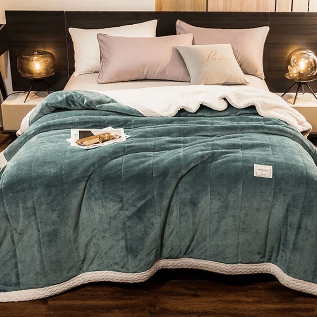 Cobertor Flannel Triplo Coral Fleece