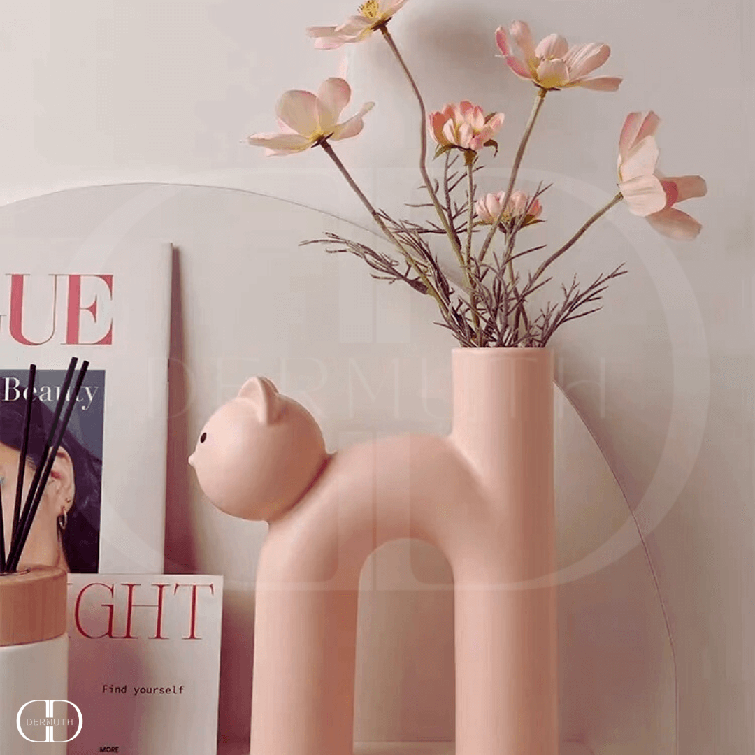 Vaso em Cerãmica Decorativo - Cats