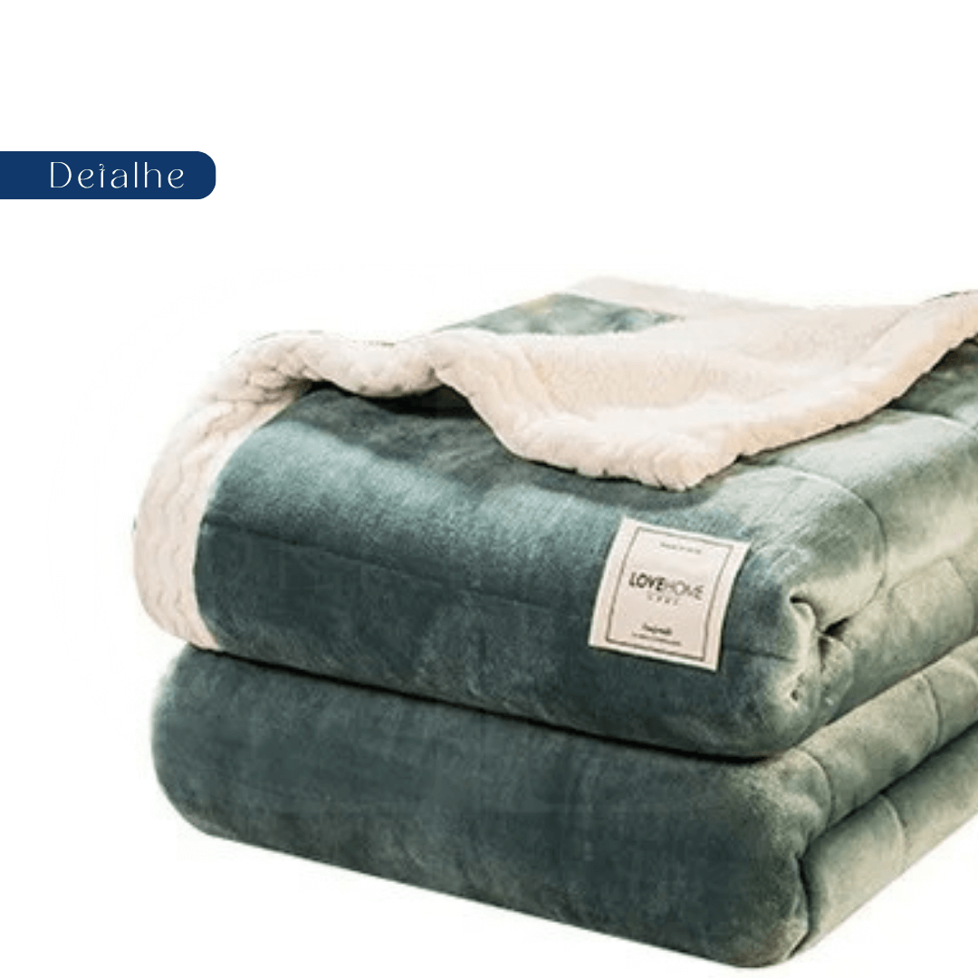 Cobertor Flannel Triplo Coral Fleece