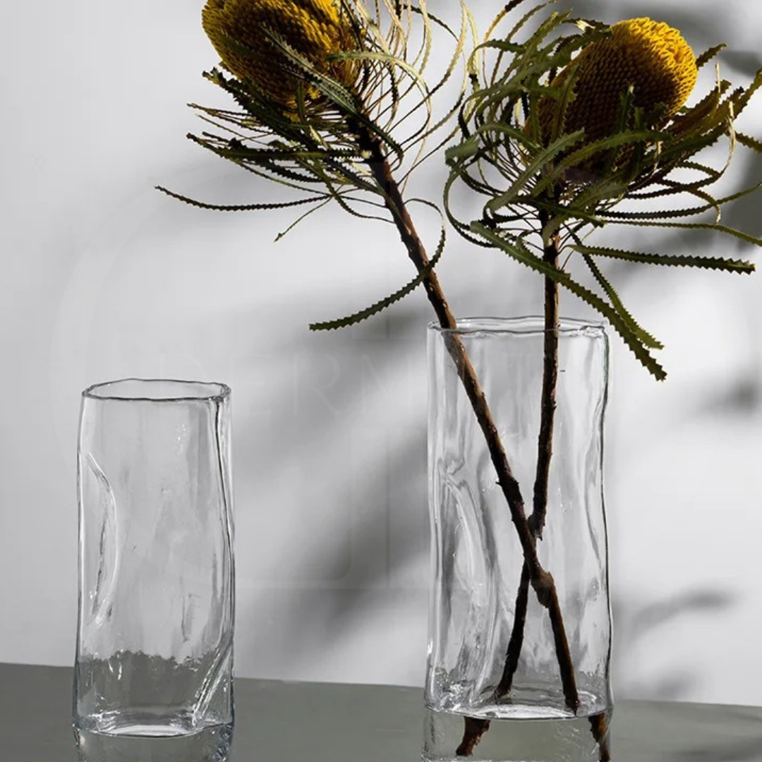 Vaso de Vidro para Arranjos Florais e Hidroponia