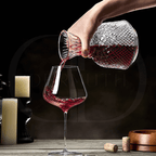 Decanter de Vinho - Cristal com Base Giratória