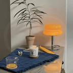 Luminária de Mesa de Vidro Macaron