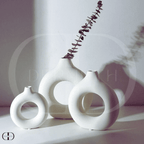 Vaso de Cerâmica Circular - Eva