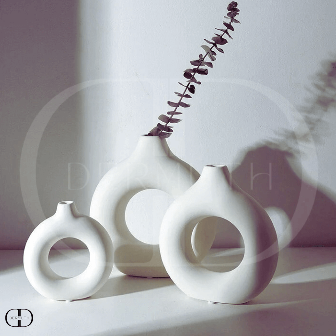 Vaso de Cerâmica Circular - Eva