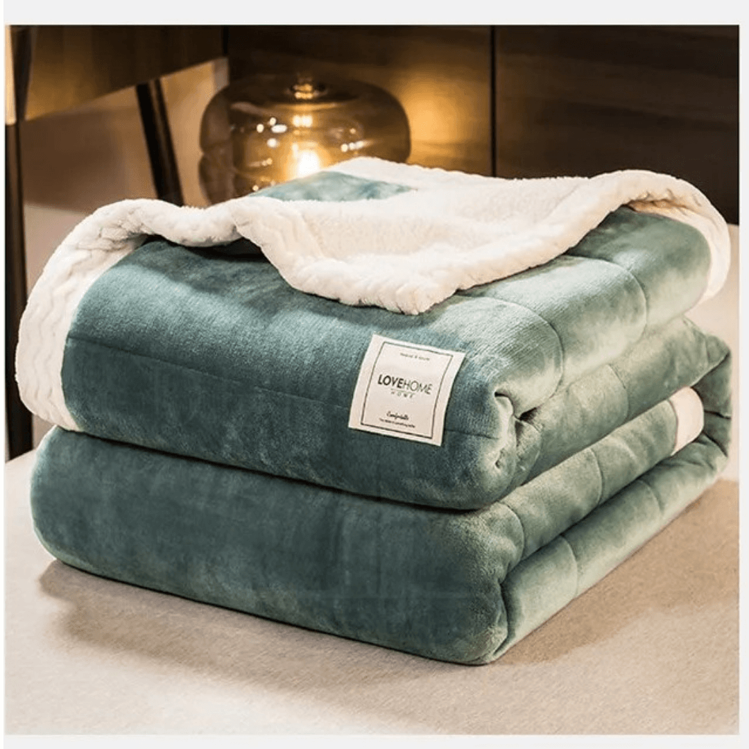 Cobertor Flannel Triplo Coral Fleece