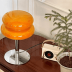 Luminária de Mesa de Vidro Macaron