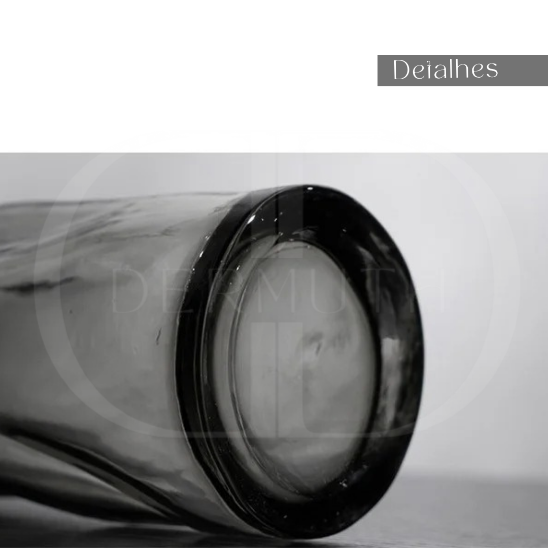 Vaso de Vidro para Arranjos Florais e Hidroponia