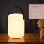 Luminária LED Portátil Recarregável – Estilo e Praticidade