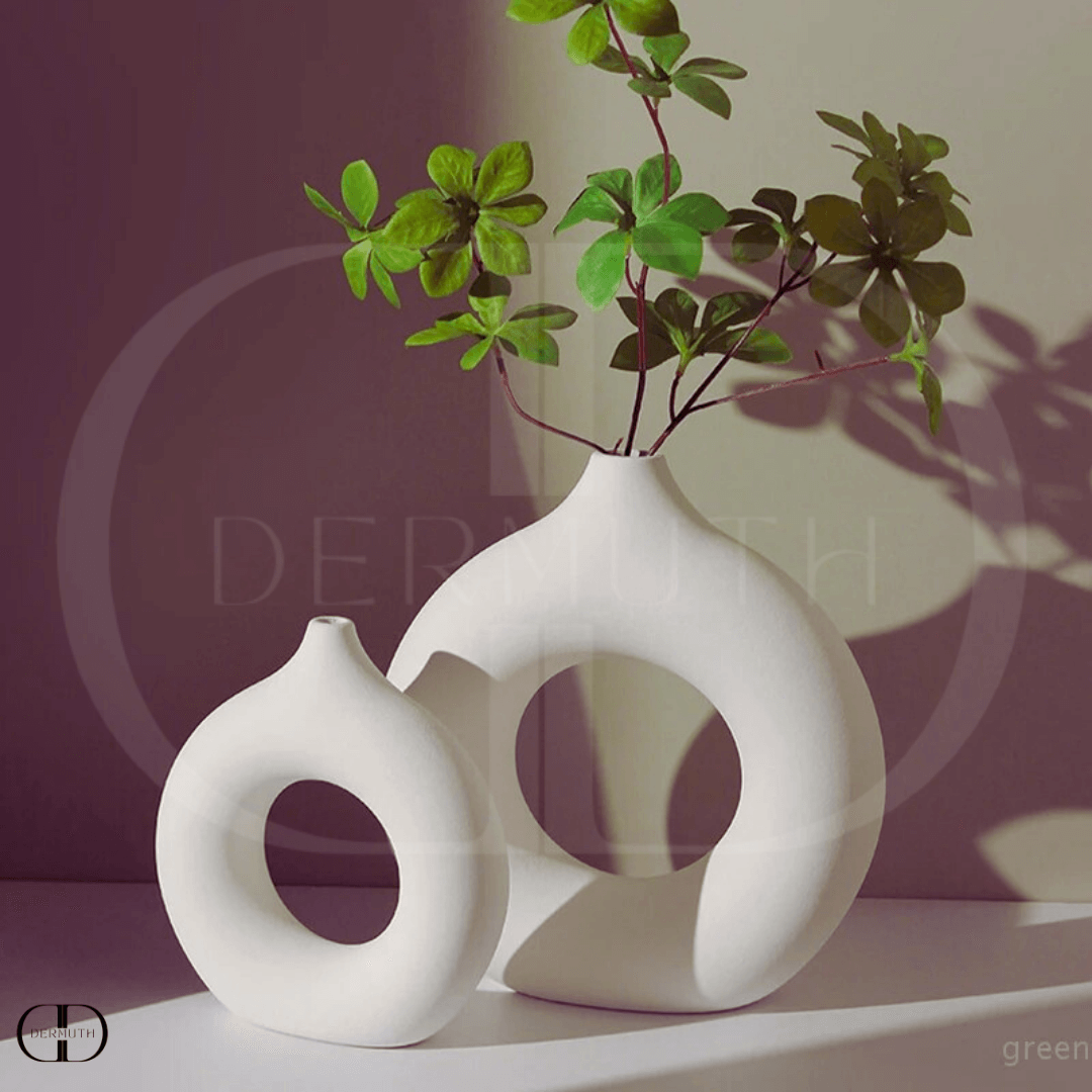 Vaso de Cerâmica Circular - Eva