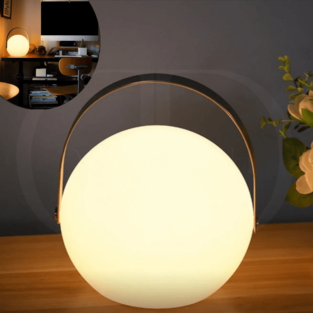 Luminária LED Portátil Recarregável – Estilo e Praticidade