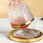 Decantador de Vinho Rotativo 360° em Cristal - Design Elegante