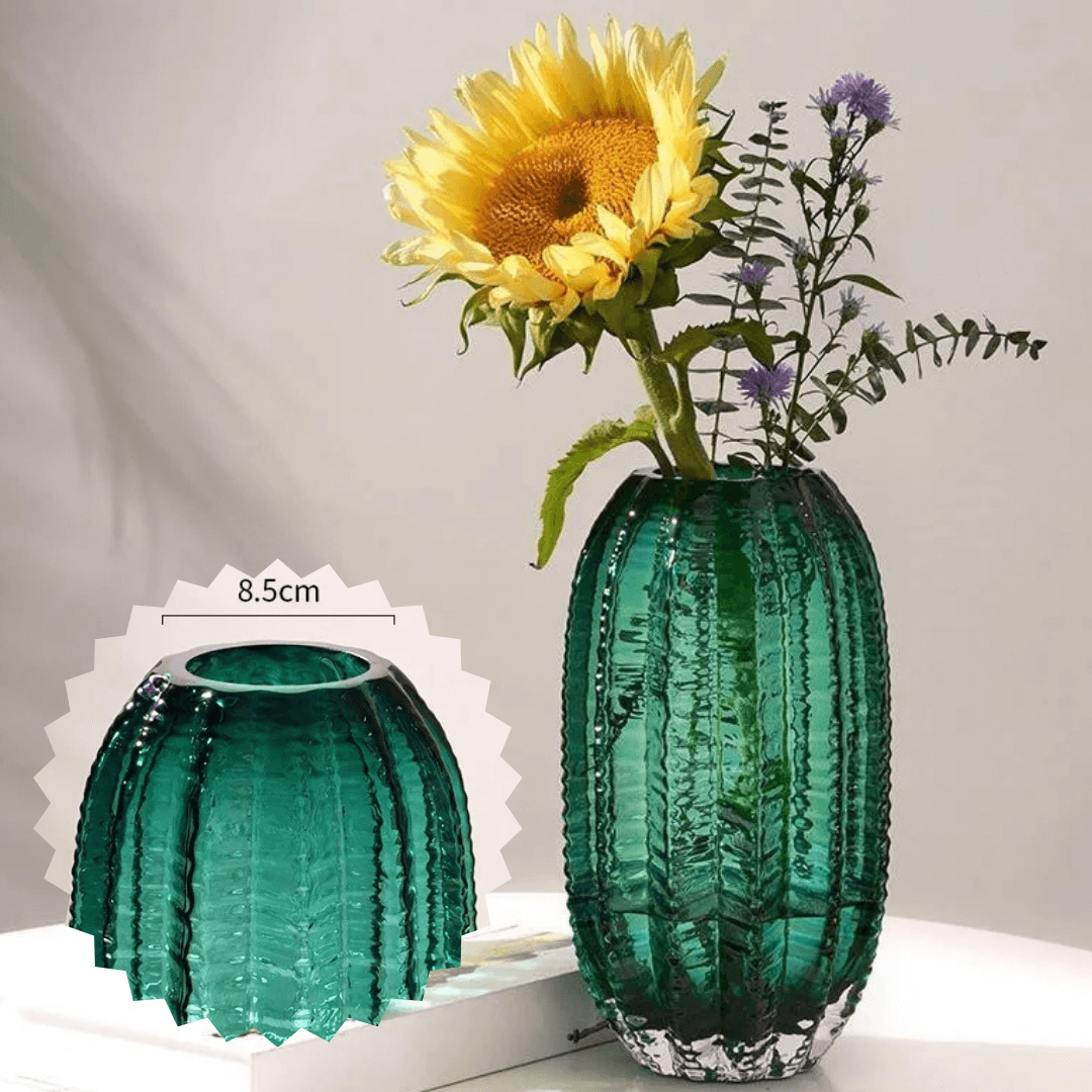 Vaso Decorativo Cristal - Modelo Cacto