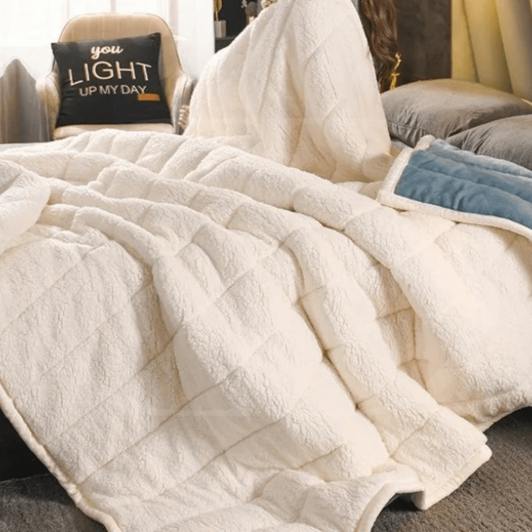 Cobertor Flannel Triplo Coral Fleece