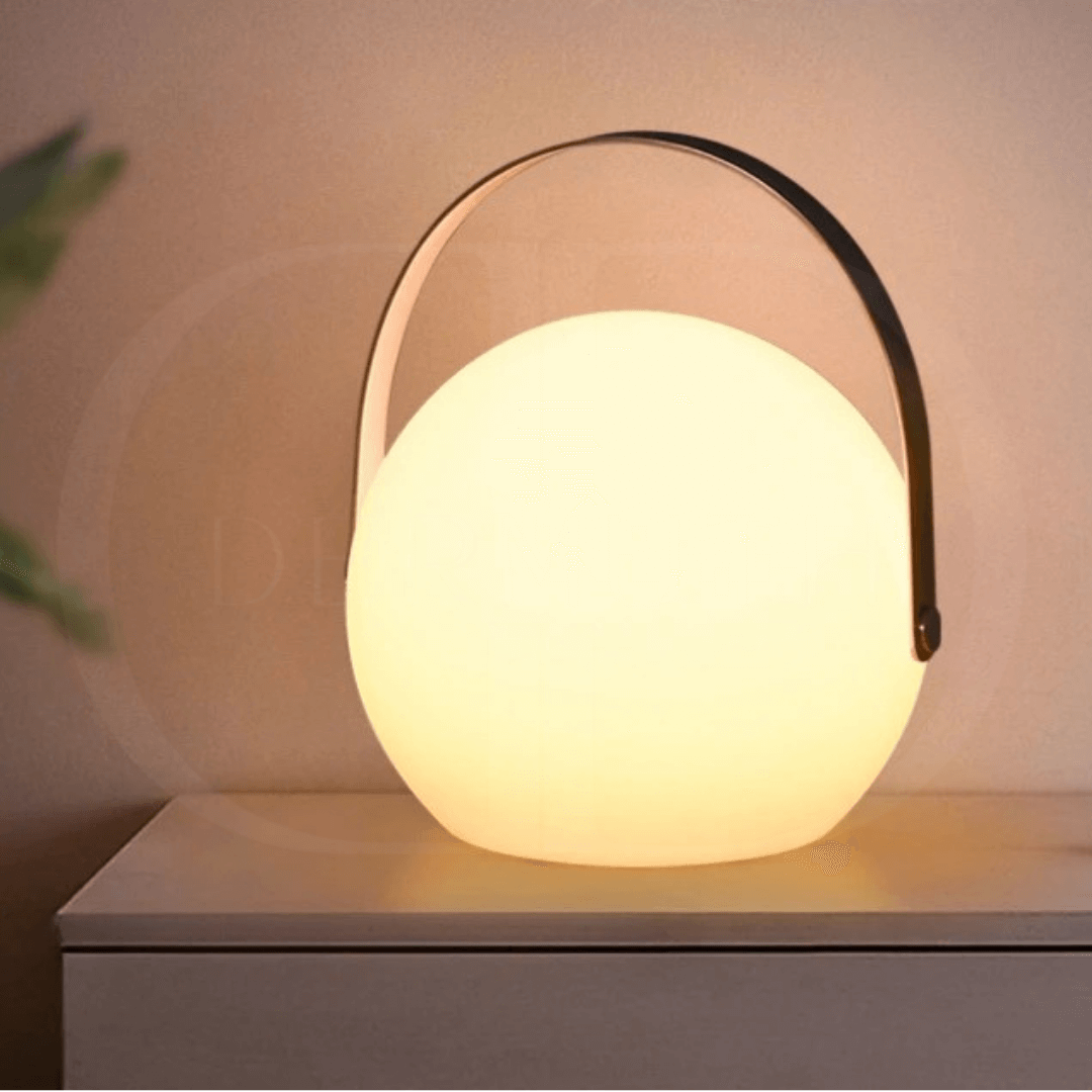 Luminária LED Portátil Recarregável – Estilo e Praticidade