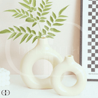 Vaso de Cerâmica Circular - Eva