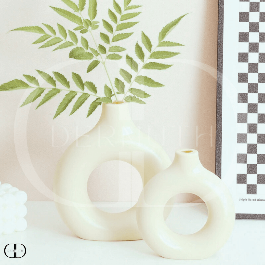 Vaso de Cerâmica Circular - Eva