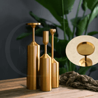 Castiçal de Metal Dourado – Roma