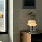 Luminária de Mesa de Vidro Macaron