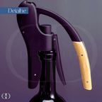 Abridor de Garrafas de Vinho – Formato de Alavanca com Cabo de Madeira