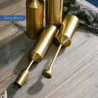 Castiçal de Metal Dourado – Roma