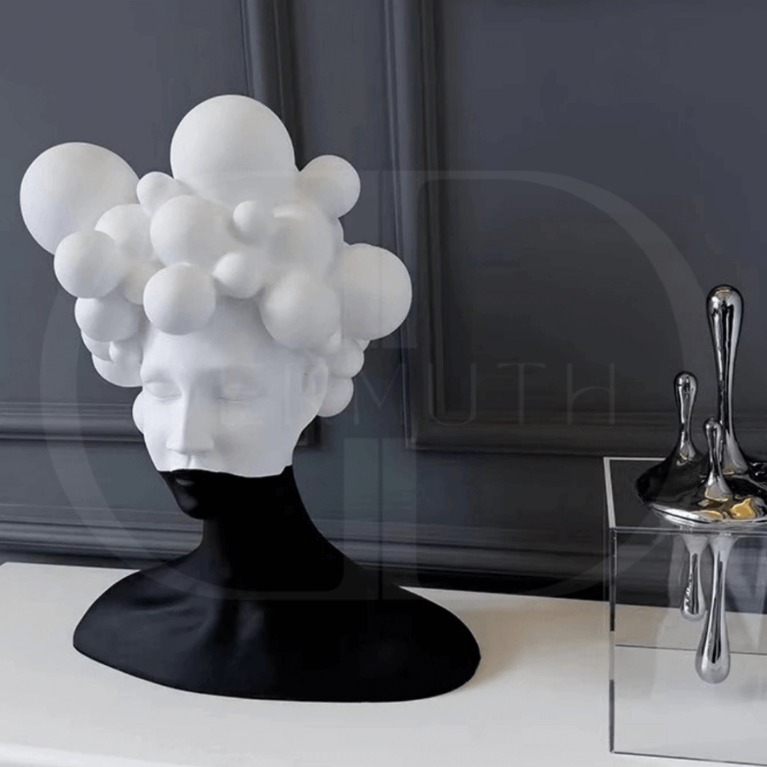 Escultura Contemporânea de Mulher - Bubble