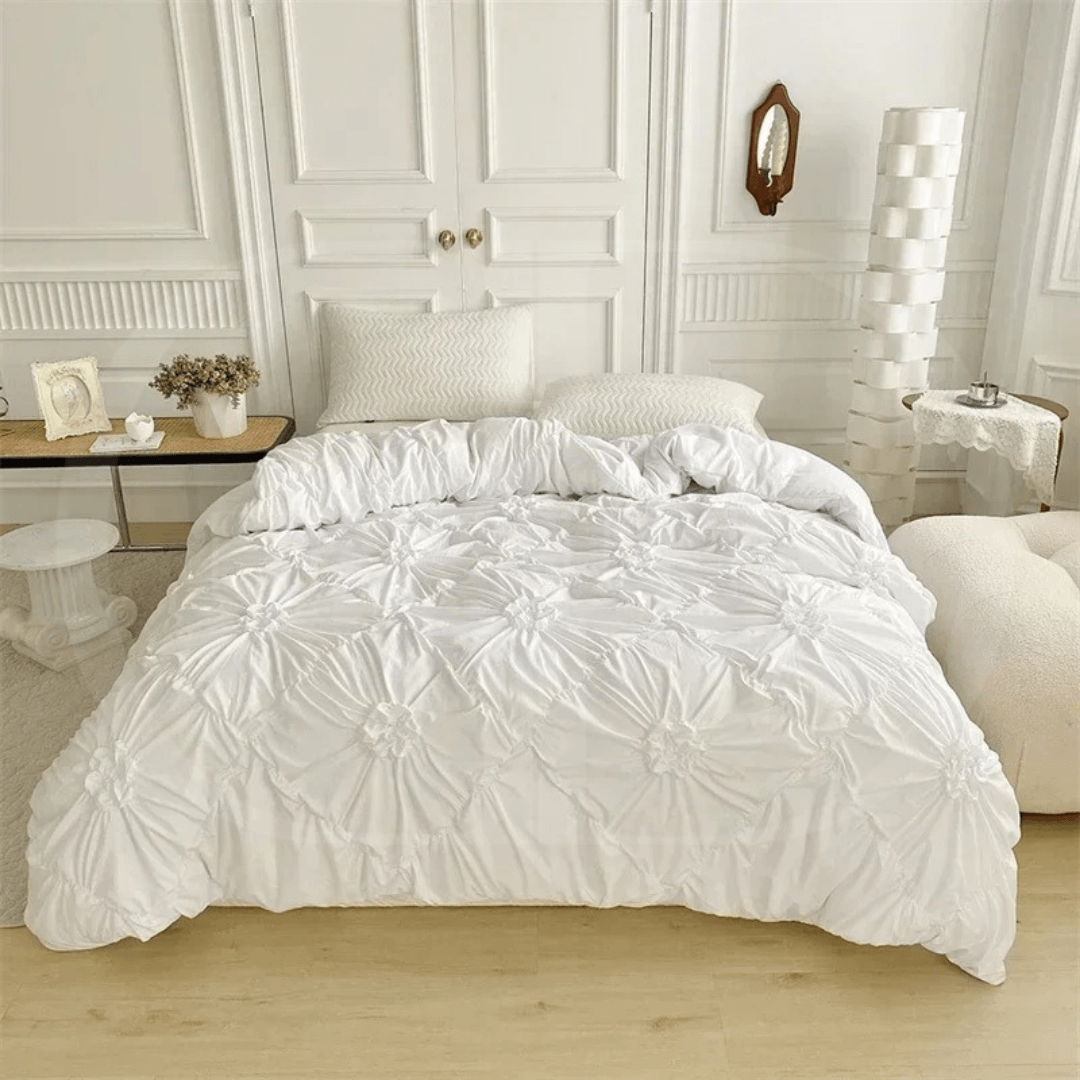 Capa de Edredon e Travesseiro Com Relevo