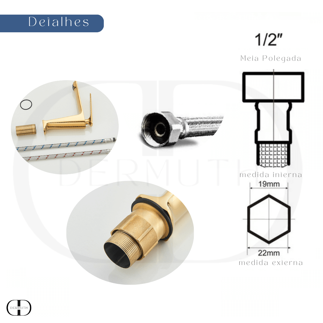 Torneira de Banheiro com Misturador – Nina