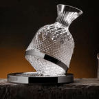 Decantador de Vinho Rotativo 360° em Cristal - Design Elegante