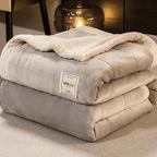 Cobertor Flannel Triplo Coral Fleece