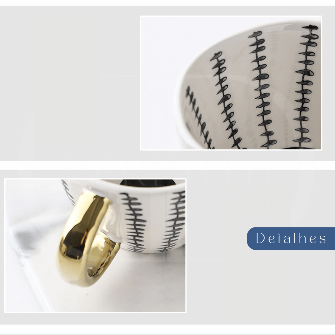 Caneca em Cerâmica – Design Elegante para Bebidas Quentes