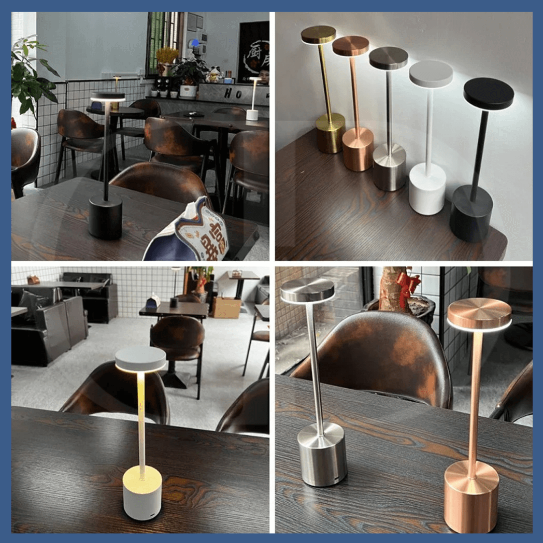Luminária de Mesa LED Sem Fio –  Moderna e Funcional