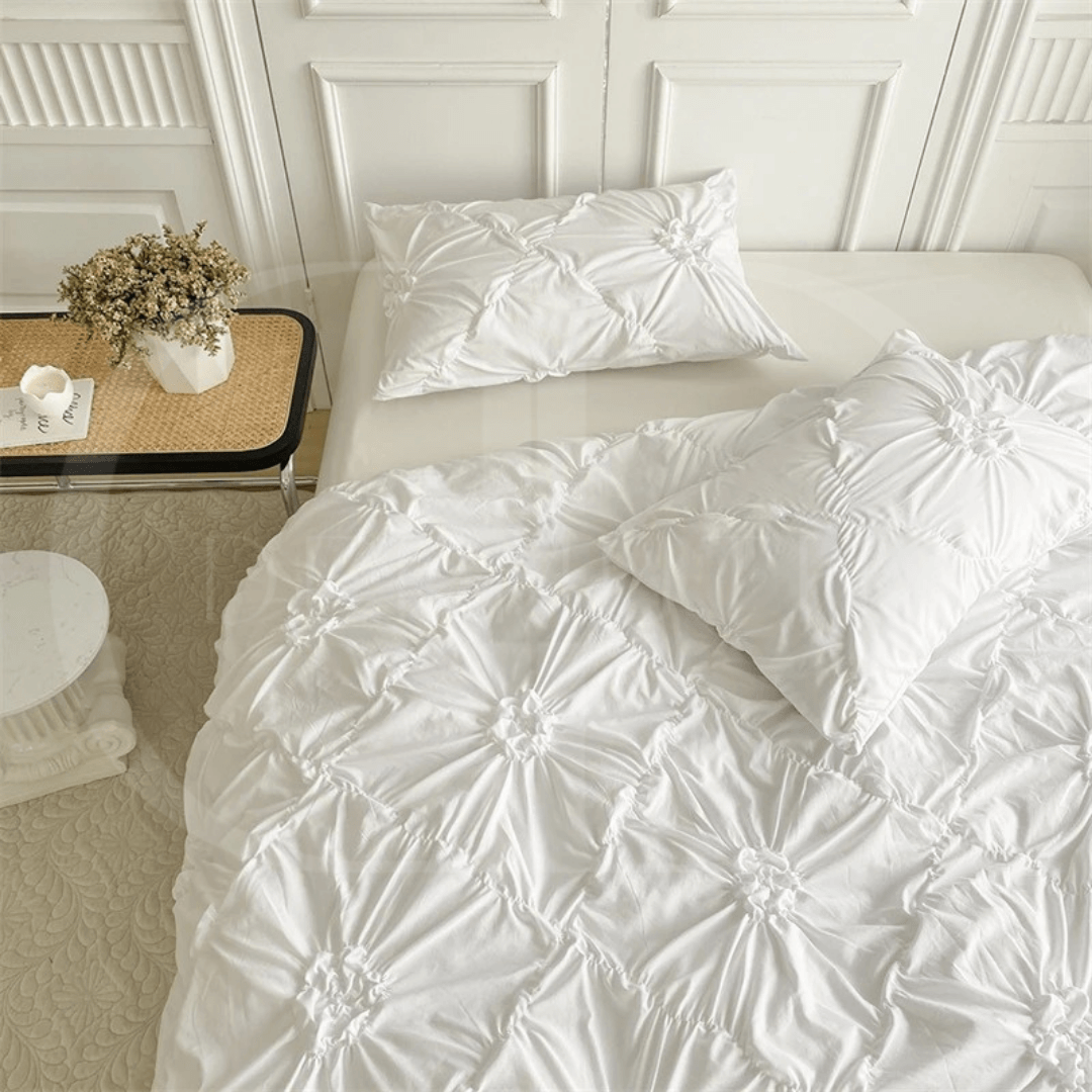 Capa de Edredon e Travesseiro Com Relevo