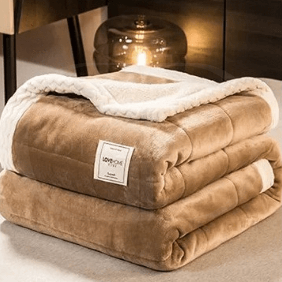 Cobertor Flannel Triplo Coral Fleece