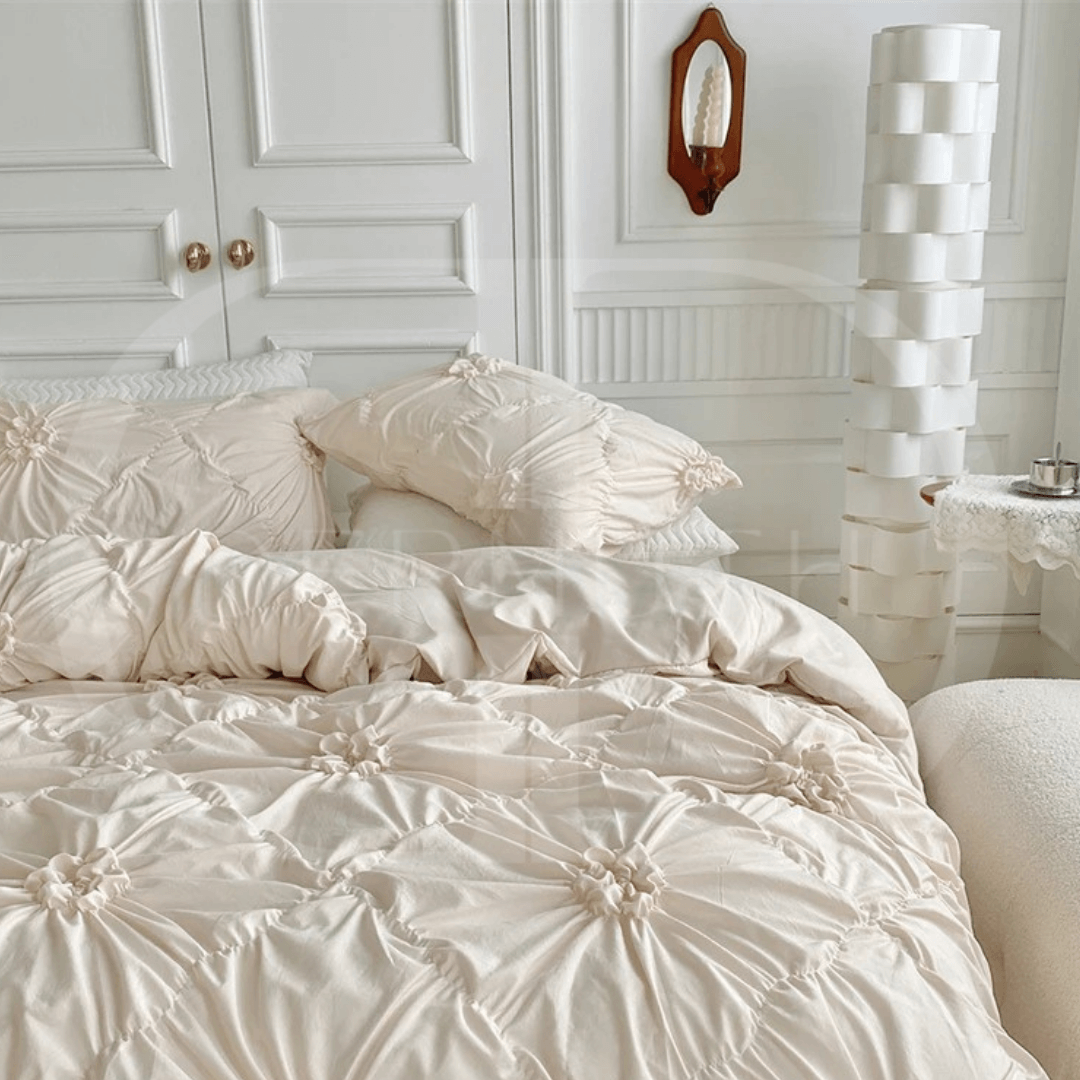 Capa de Edredon e Travesseiro Com Relevo