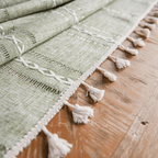 Toalha de Mesa Retangular em Linho de Algodão