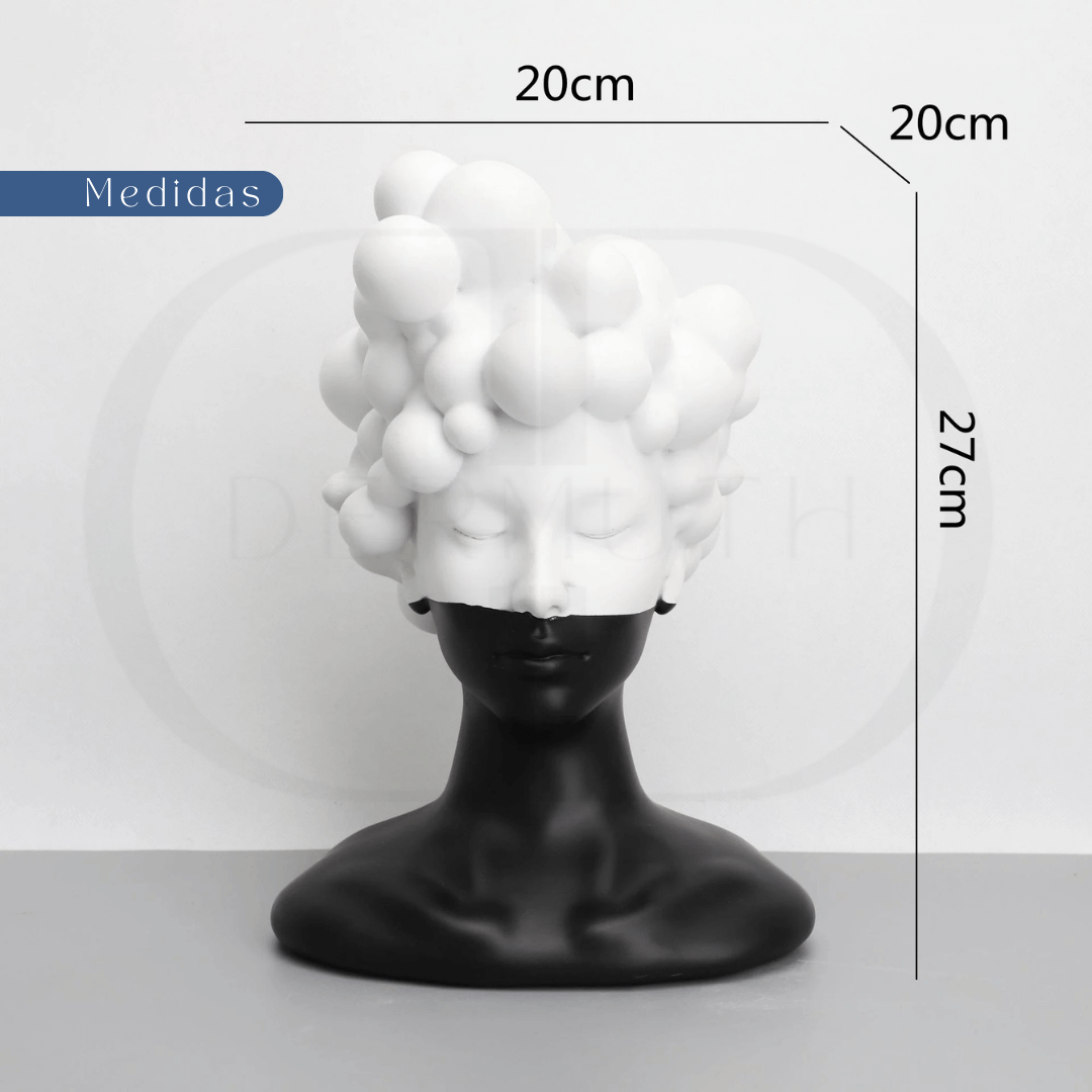 Escultura Contemporânea de Mulher - Bubble