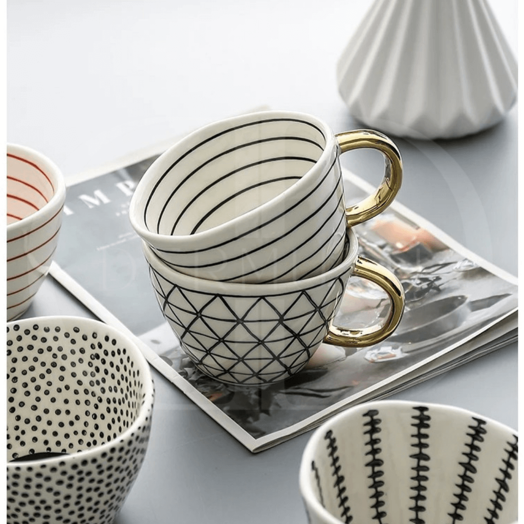 Caneca em Cerâmica – Design Elegante para Bebidas Quentes