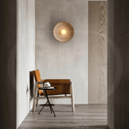 Modern LED Wall Sconce – Minimalist Disc Wall Light for Bedroom, Hallway & Living Room
